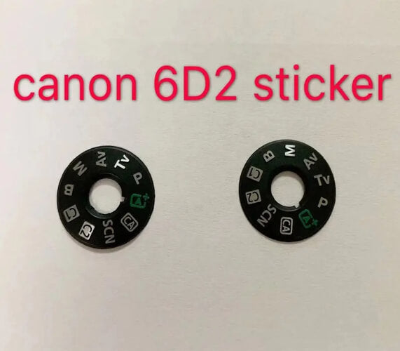 Canon 6d2 Sticker