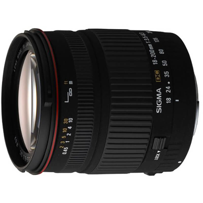 Sigma 18-200mm f/3.5-6.3 DC Lens for Canon/Nikon – DongFu Camera