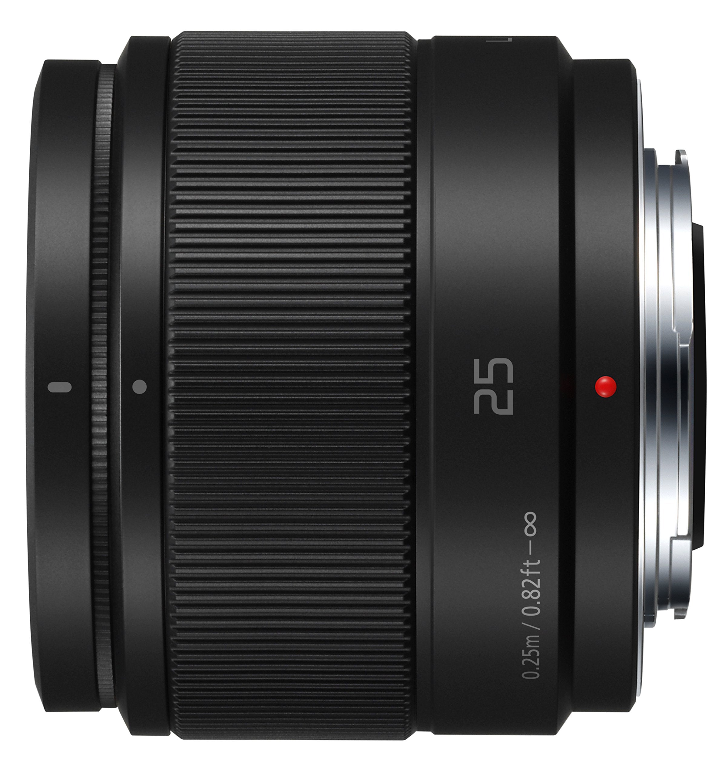 Panasonic LUMIX G Lens 25mm F1.7 ASPH Mirrorless Micro Four Thirds