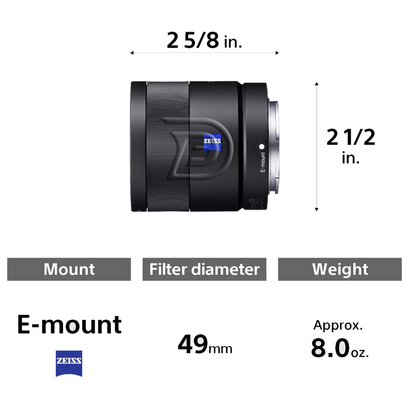 Sony Carl ZEISS Sonnar T E 24mm F1.8 ZA 