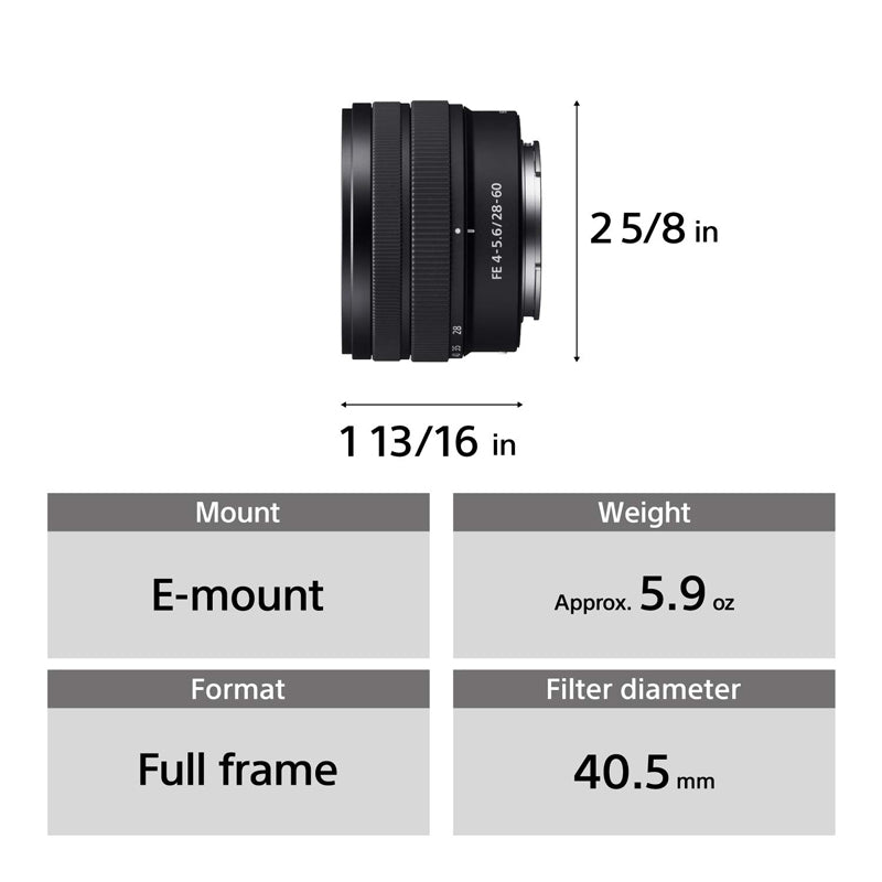 Sony FE 28-60mm 