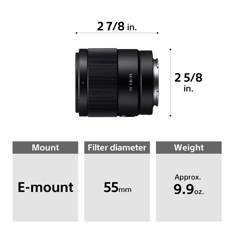 FE 35mm F1.8 Lenses